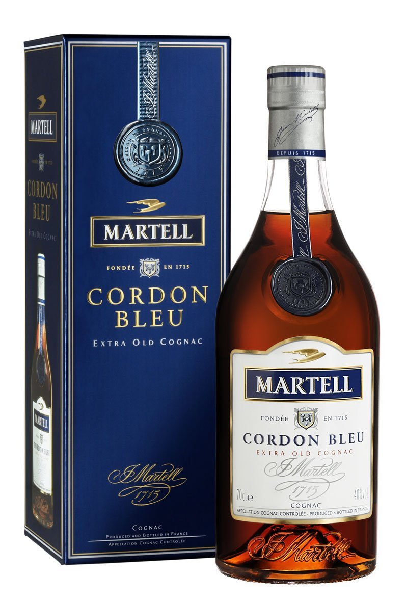 马爹利蓝带干邑白兰地 martell cordon bleu extra old cognac 700ml