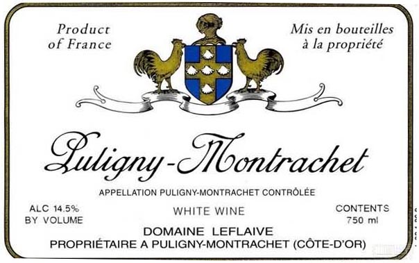 双鸡勒弗莱酒庄普里尼蒙哈榭村干白葡萄酒 domaine leflaive puligny