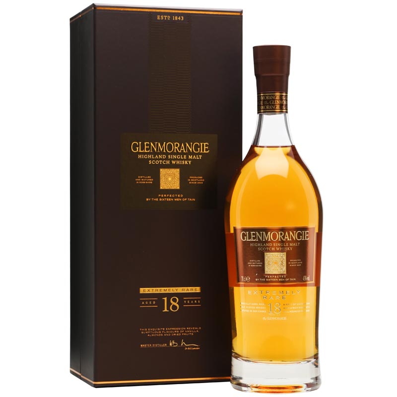 格兰杰18年单一麦芽苏格兰威士忌 glenmorangie 18 years old