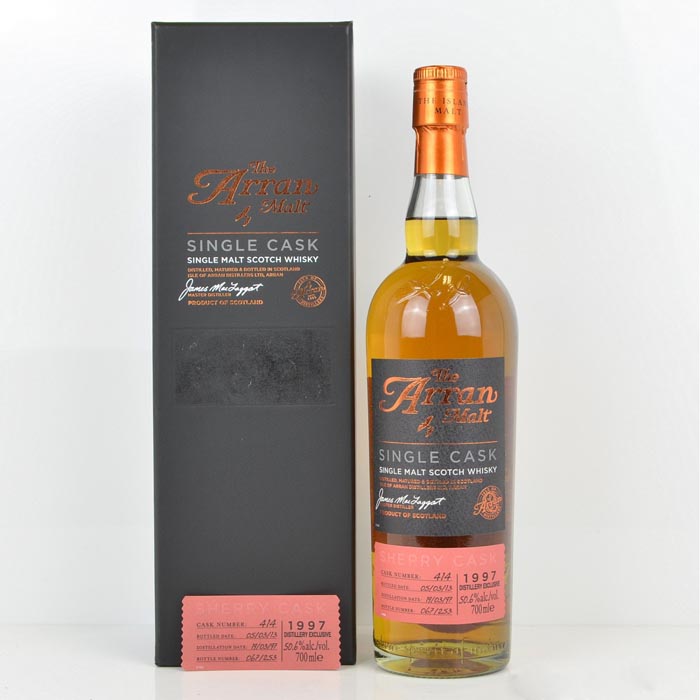 艾伦雪莉单桶单一麦芽威士忌Arran Premium Single Sherry Cask Single