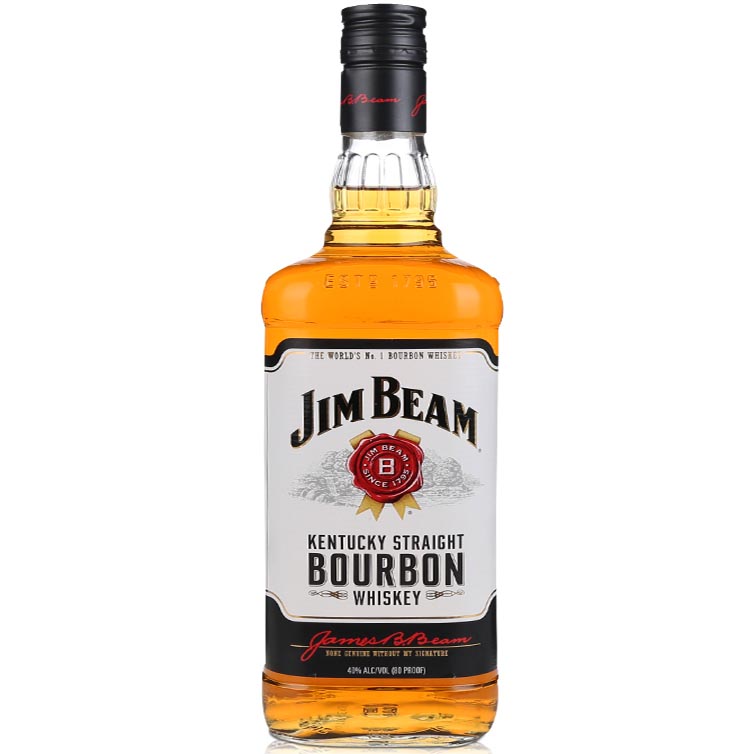 【占边白标波本威士忌Jim Beam Bourbon Whiskey】价格_品鉴_喝法