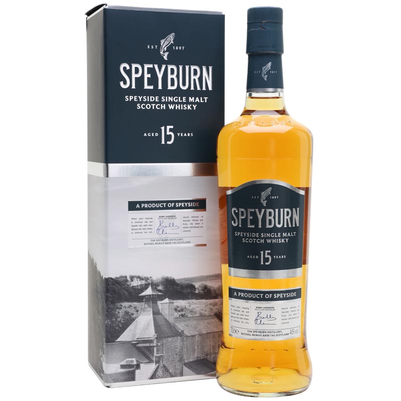 盛贝本15年单一麦芽苏格兰威士忌 Speyburn 15 Year Old Single Malt Scotch Whisky 700ml