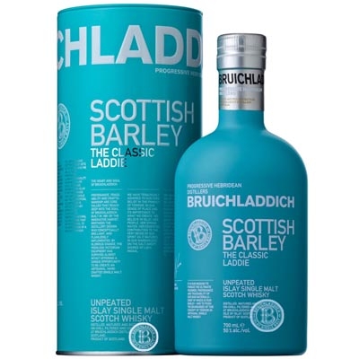 布赫拉迪经典大麦单一麦芽苏格兰威士忌 Bruichladdich Scottish Barley The Laddie Classic Unpeated Single Malt Scotch Whisky 700ml