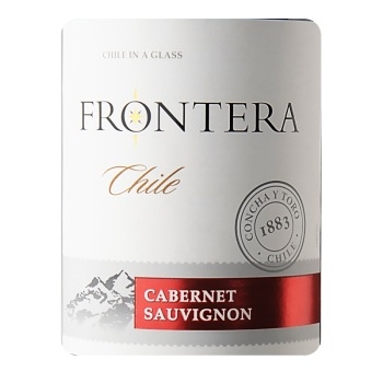 干露酒庄远山赤霞珠干红葡萄酒 Concha y Toro Frontera Cabernet Sauvignon 750ml（木塞旋塞随机发）