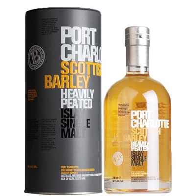 布赫拉迪波夏大麦单一麦芽苏格兰威士忌 Bruichladdich Port Charlotte Scottish Barley Heavily Peated Single Malt Scotch Whisky 700ml