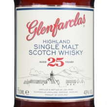 格兰花格25年单一麦芽苏格兰威士忌 Glenfarclas Aged 25 Years Highland Single Malt Scotch Whisky 700ml