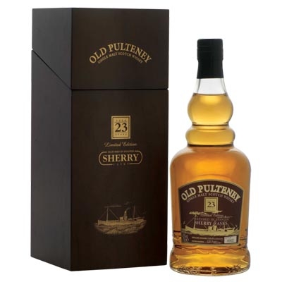 富特尼23年雪莉桶单一麦芽苏格兰威士忌 Old Pulteney Aged 23 Years Sherry Casks Single Malt Scotch Whisky 700ml