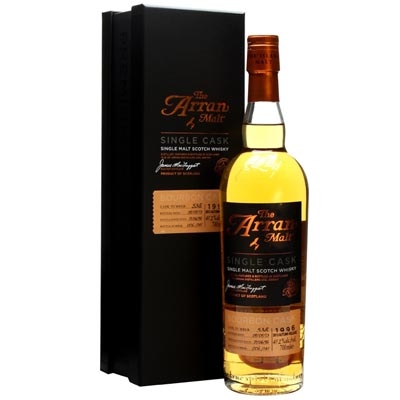 艾伦顶级波本单桶单一麦芽苏格兰威士忌 Arran Premium Single Bourbon Cask Single Malt Scotch Whisky 700ml