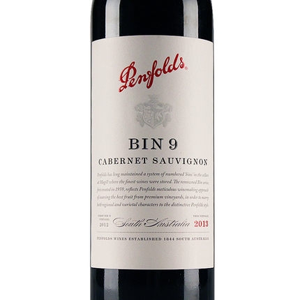 奔富酒庄BIN9干红葡萄酒 Penfolds Bin 9 Cabernet Sauvignon 750ml（木塞旋塞随机发）