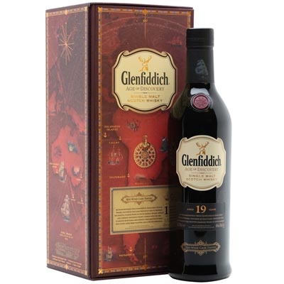 格兰菲迪19年红酒桶单一麦芽苏格兰威士忌大航海时代第三版 Glenfiddich 19YO Age of Disvonery Red Wine Cask Finish Single Malt Scotch Whisky 700ml