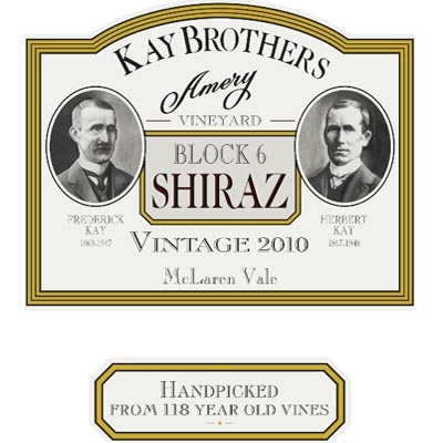 凯氏兄弟埃默里6区西拉干红葡萄酒 Kay Brothers Amery Vineyards Block 6 Shiraz 750ml