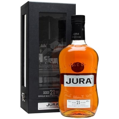 朱拉小岛21年单一麦芽苏格兰威士忌 Isle of Jura Aged 21 Years Single Malt Scotch Whisky 700ml