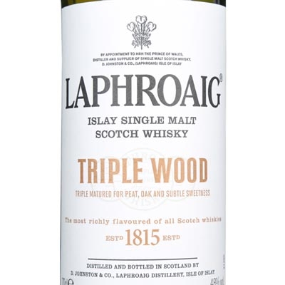 拉弗格三桶单一麦芽苏格兰威士忌 Laphroaig Triple Wood Islay Single Malt Scotch Whisky 700ml