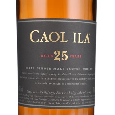 卡尔里拉25年单一麦芽苏格兰威士忌 Caol Ila Aged 25 Years Islay Single Malt Scotch Whisky 700ml