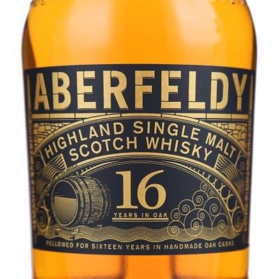 艾柏迪16年单一麦芽苏格兰威士忌 Aberfeldy Aged 16 Years Single Highland Malt Scotch Whisky 700ml