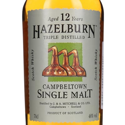 赫佐本12年单一麦芽苏格兰威士忌 Hazelburn Aged 12 Years Campbeltown Single Malt Scotch Whisky 700ml