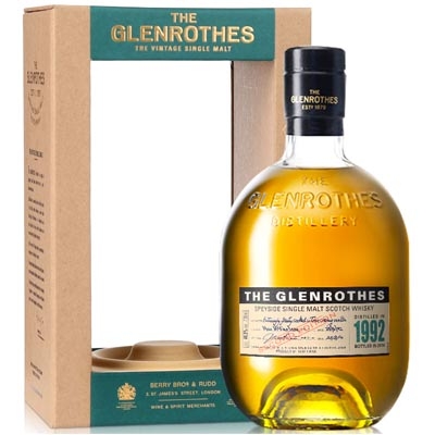 格兰路思1992年单一麦芽苏格兰威士忌第二版 Glenrothes Vintage 1992 Second Edition Speyside Single Malt Scotch Whisky 700ml