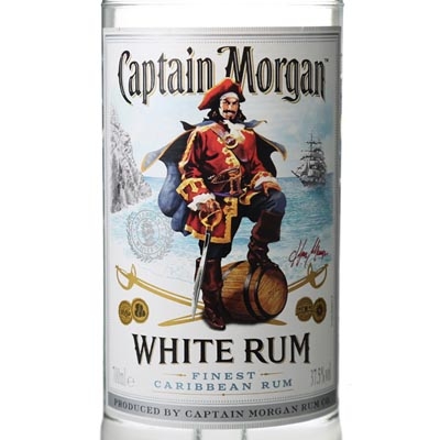 摩根船长白朗姆酒 Captain Morgan White Rum 700ml