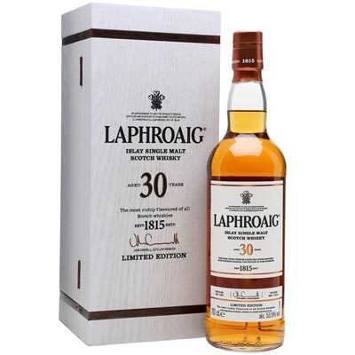 拉弗格30年限量版单一麦芽苏格兰威士忌 Laphroaig Aged 30 Years Limited Edition Islay Single Malt Scotch Whisky 700ml