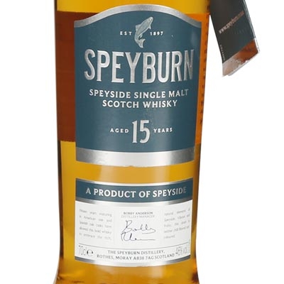 盛贝本15年单一麦芽苏格兰威士忌 Speyburn 15 Year Old Single Malt Scotch Whisky 700ml