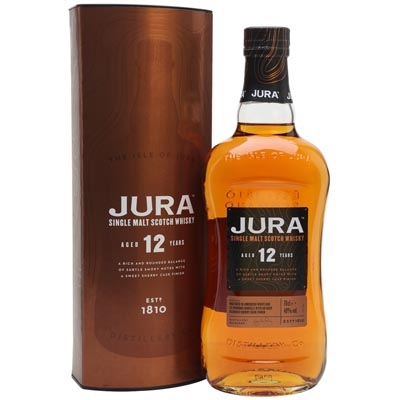 朱拉小岛12年单一麦芽苏格兰威士忌 Isle of Jura Aged 12 Years Elixir Single Malt Scotch Whisky 700ml