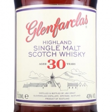 格兰花格30年单一麦芽苏格兰威士忌 Glenfarclas Aged 30 Years Highland Single Malt Scotch Whisky 700ml