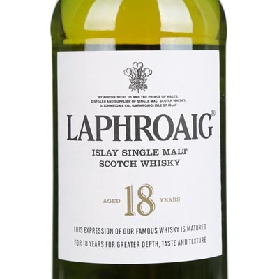 拉弗格18年单一麦芽苏格兰威士忌 Laphroaig Aged 18 Years Islay Single Malt Scotch Whisky 700ml