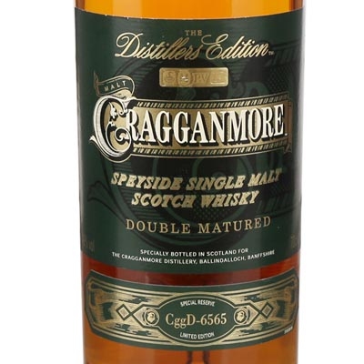 克莱根摩酒厂限定版单一麦芽苏格兰威士忌 Cragganmore Distillers Edition Double Matured Port Cask Wood Single Malt Scotch Whisky 700ml