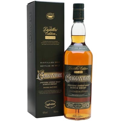 克莱根摩酒厂限定版单一麦芽苏格兰威士忌 Cragganmore Distillers Edition Double Matured Port Cask Wood Single Malt Scotch Whisky 700ml