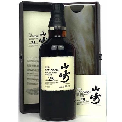 山崎25年单一麦芽威士忌 The Yamazaki Aged 25 Years Single Malt Whisky 700ml