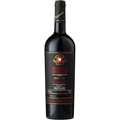 波吉欧酒庄布鲁奈罗珍藏干红葡萄酒 Il Poggione Vigna Paganelli Brunello di Montalcino Riserva DOCG 750ml