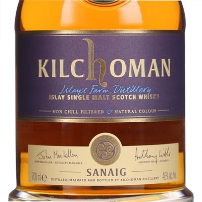 齐侯门塞纳滩单一麦芽苏格兰威士忌 Kilchoman Sanaig Islay Single Malt Scotch Whisky 700ml