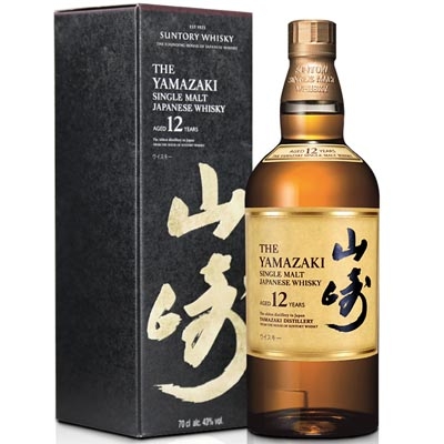 山崎12年单一麦芽威士忌 The Yamazaki Aged 12 Years Single Malt Whisky 700ml（新旧包装随机发货）