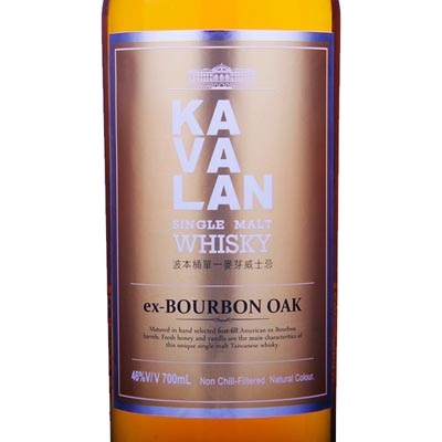 噶玛兰波本桶单一麦芽威士忌 Kavalan Ex-Bourbon Oak Single Malt Whisky 700ml