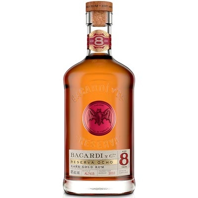 百加得8年陈酿黑朗姆酒 Bacardi 8 Year Old Carta Ocho 750ml