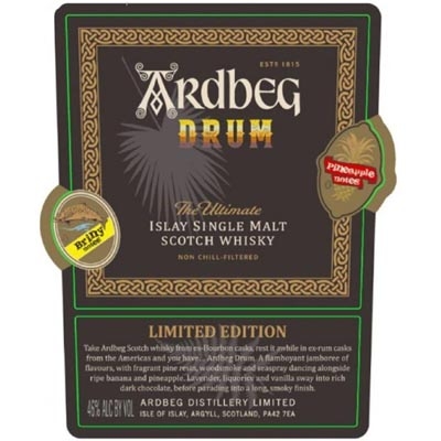 阿德贝哥鼓2019年限量版单一麦芽苏格兰威士忌 Ardbeg Drum Limited Edition 2019 Islay Single Malt Scotch Whisky 700ml