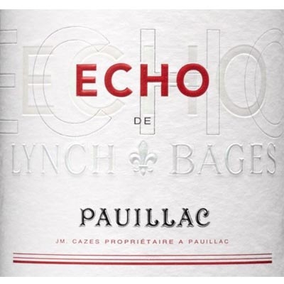 靓茨伯庄园副牌干红葡萄酒 Echo De Lynch Bages 750ml