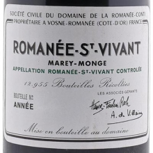 罗曼尼康帝酒庄圣维旺特级园干红葡萄酒 Domaine de la Romanee-Conti Romanee-Saint-Vivant Grand Cru 750ml