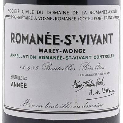 罗曼尼康帝酒庄圣维旺干红葡萄酒 Domaine de la Romanee-Conti Romanee-Saint-Vivant Grand Cru 750ml