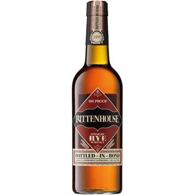 瑞顿房100美制酒度纯黑麦威士忌 Rittenhouse 100 Proof Straight Rye Whiskey 750ml