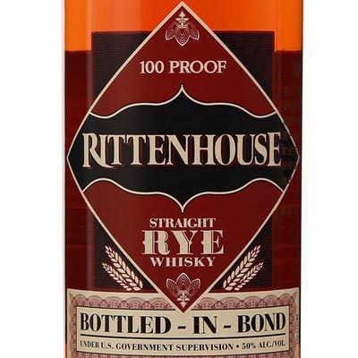 瑞顿房100美制酒度纯黑麦威士忌 Rittenhouse 100 Proof Straight Rye Whiskey 750ml