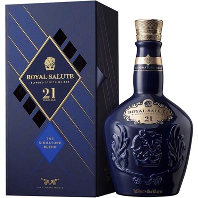 皇家礼炮21年调和苏格兰威士忌 Royal Salute 21 Years Old Blended Scotch Whisky 700ml