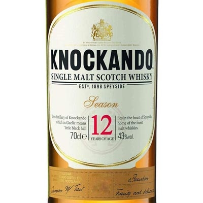 洛坎多12年单一麦芽苏格兰威士忌 Knockando Aged 12 Years Single Malt Scotch Whisky 700ml