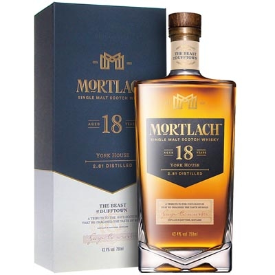 【限时特惠】慕赫18年单一麦芽苏格兰威士忌 Mortlach 18 Years Old York House Single Malt Scotch Whisky 750ml