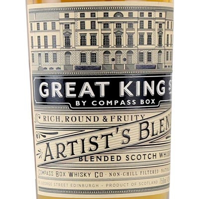 康沛勃克司国王街混合麦芽苏格兰威士忌 Compass Box Great King Street Blended Malt Scotch Whisky 700ml