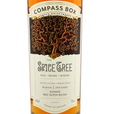 康沛勃克司香料树混合麦芽苏格兰威士忌 Compass Box Spice Tree Highland Blended Malt Scotch Whisky 700ml