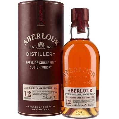 雅伯莱12年双桶单一麦芽苏格兰威士忌 Aberlour 12 Years Old Double Cask Matured Highland Single Malt Scotch Whisky 700ml（新旧包装随机发货）