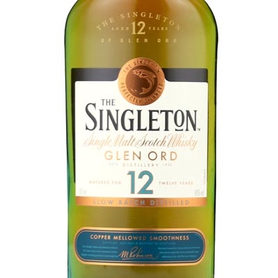 苏格登格兰欧德12年单一麦芽苏格兰威士忌 The Singleton of Glen Ord 12 Year Old Single Malt Scotch Whisky 700ml（无盒）