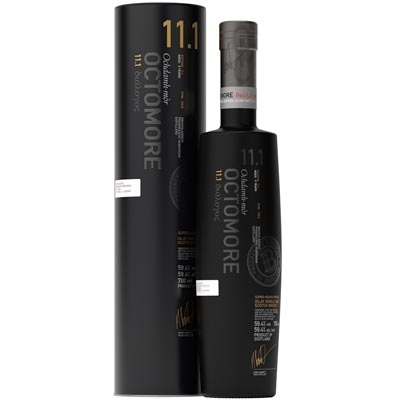 布赫拉迪泥煤怪兽11.1版单一麦芽苏格兰威士忌 Bruichladdich Octomore Edition 11.1 Aged 5 Years Single Malt Scotch Whisky 700ml