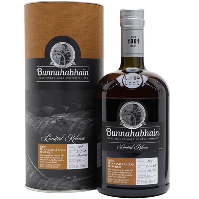 布纳哈本2008年曼萨尼亚桶单一麦芽苏格兰威士忌 Bunnahabhain 2008 11 Year Old Manzanilla Cask Single Malt Scotch Whisky 700ml